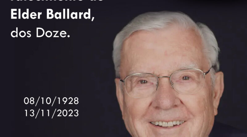 Presidente M. Russell Ballard morre aos 95 anos